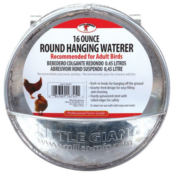 Hanging Round Poultry Waterer