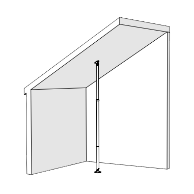Freestyle Indoor Cat Tree - Angled Ceiling Connector Kit