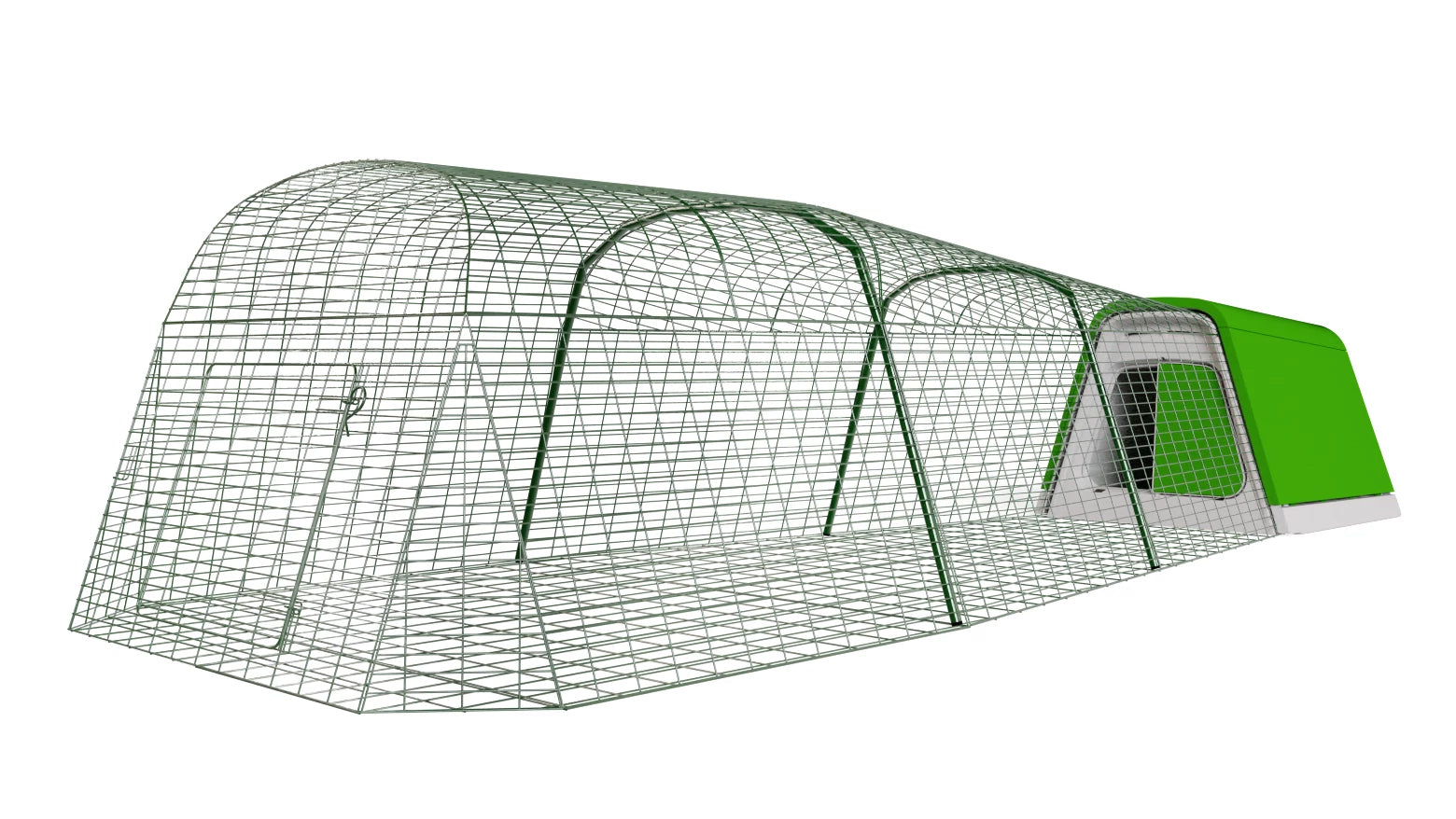 Omlet Eglu Go Hutch Green with 3m Run
