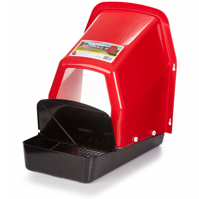 Deluxe Plastic Nesting Box — Four Legs or Wings Pets