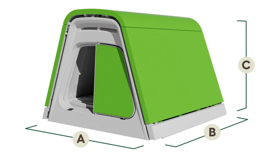 Overall dimensions of chicken house