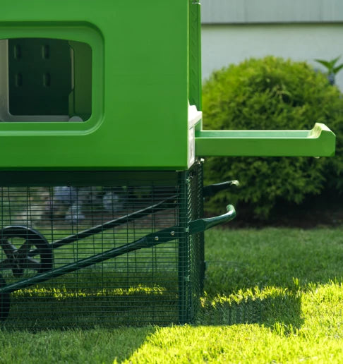 Omlet Eglu chicken coops have high-density smooth polyethylene panels that offer no purchase for predators' teeth