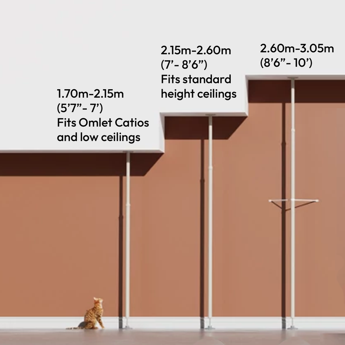 Freestyle Indoor Cat Tree - Vertical Pole Extension Kit