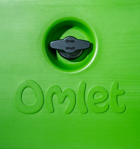 Two-step raccoon proof locks on the Omlet Eglu chicken coop door panels